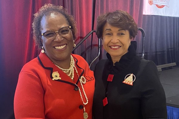 Soror Smith and Toni